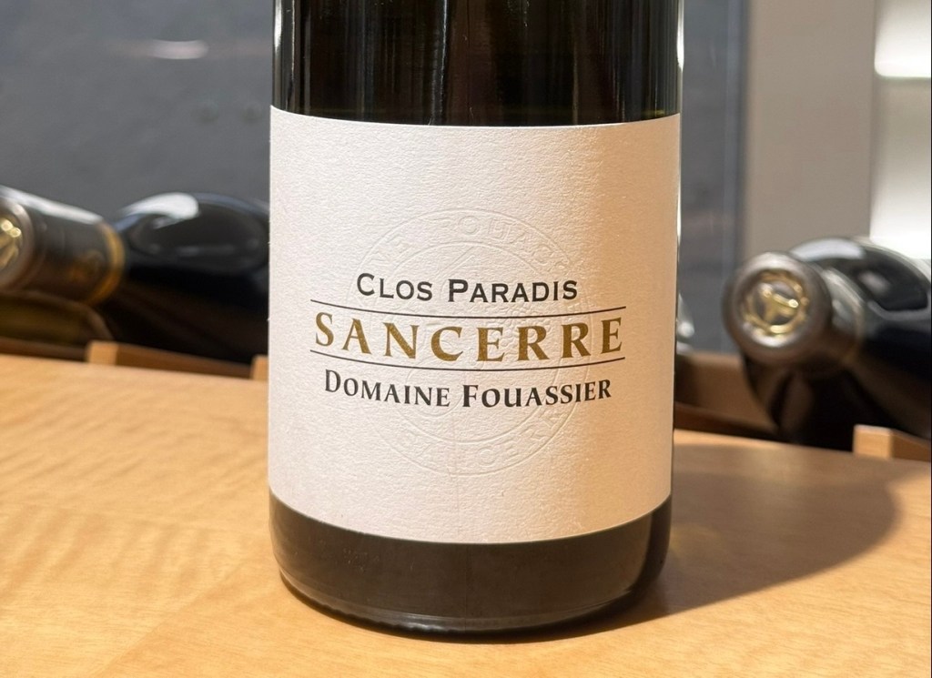 Vins & Gastronomie : Domaine Fouassier — Sancerre « Clos Paradis » 2022