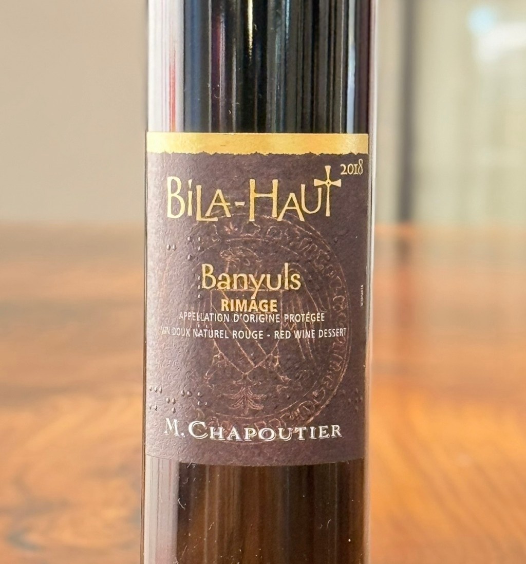 Vins & Gastronomie : M. Chapoutier — Banyuls Rimage 2018