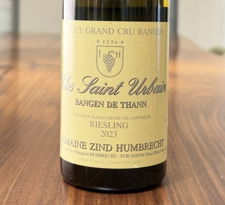Vins & Gastronomie : Domaine Zind-Humbrecht — Riesling Grand Cru Rangen de Thann&nbsp;2023
